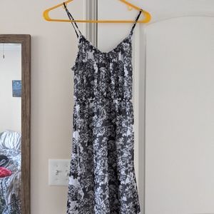 So Black and white summer dress